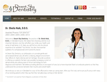 Tablet Screenshot of desertskydentistry.com